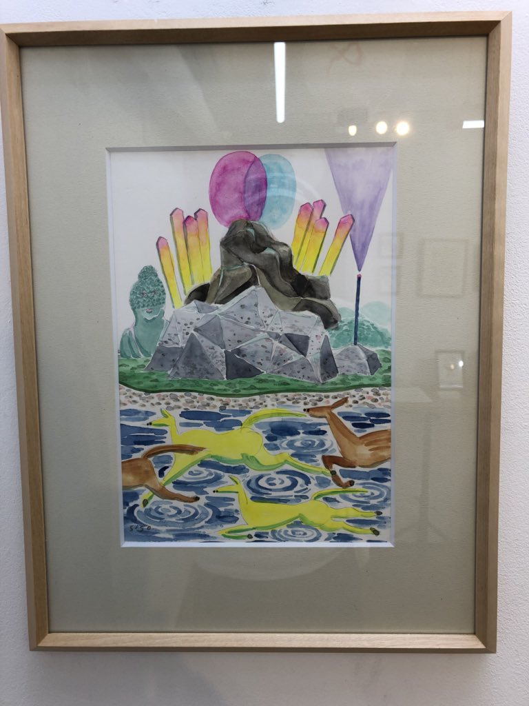 sigo_kun's tweet photo. 個展9日目オープンしてます。#イラストレーションフェスティバル 出展のため肉体は3331にありますが、魂はFAITHで在廊するつもりです。
#HAKASUI https://t.co/F4jIZyuTKF