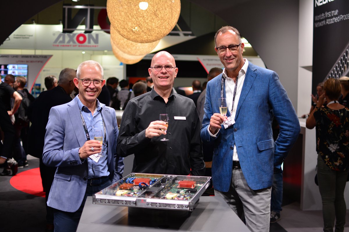 Good morning Day 2 <a href="/IBCShow/">IBC</a>!  #ICYMI Euro Media Group has signed a deal to adopt <a href="/axondigital/">Axon Digital Design</a>'s #Neuron network attached processor to drive their #IP production forward.  Check it out Stand 10.A21 #GameChanger #IBCShow bit.ly/2xmBsI6