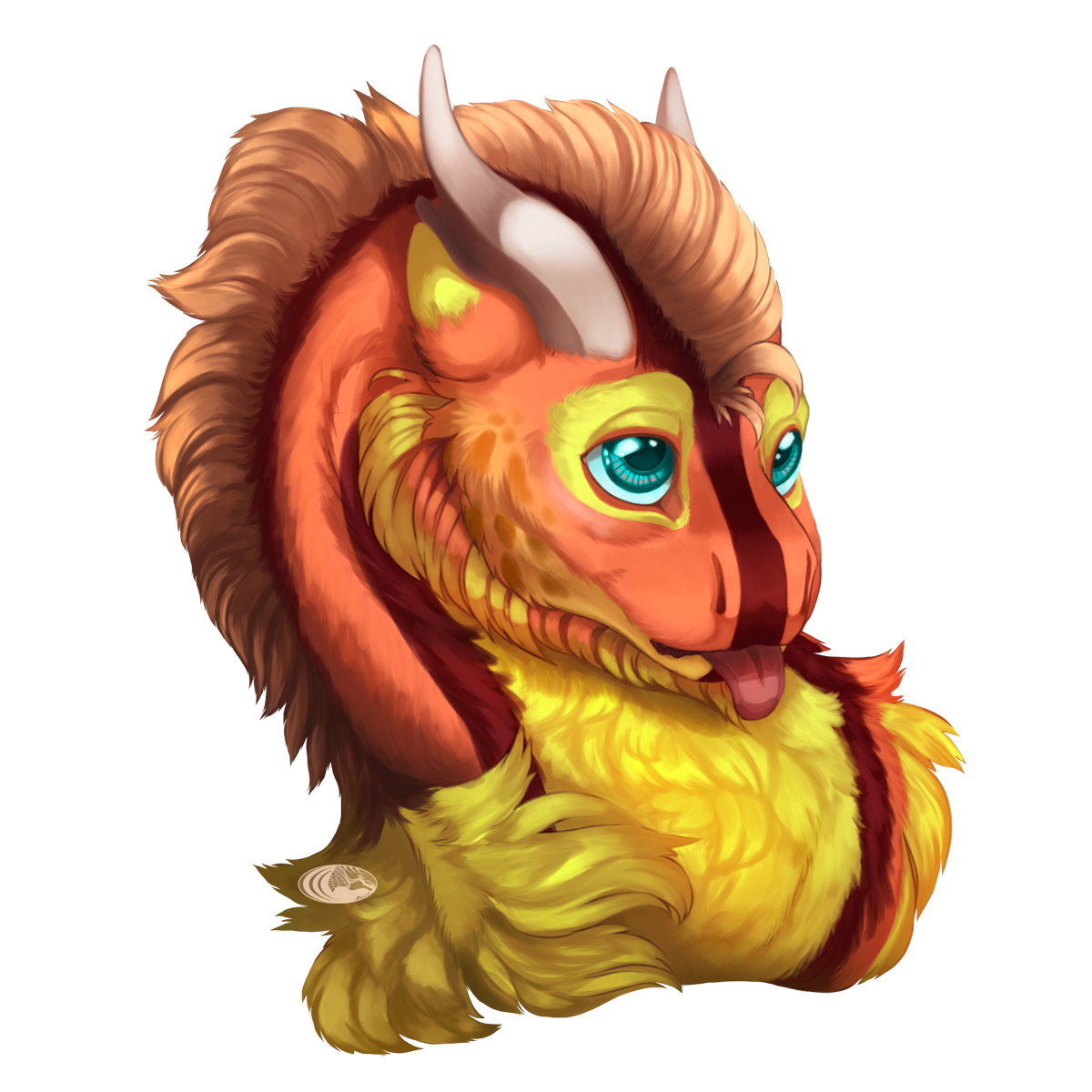 FluffyAliena's tweet photo. YET another dragon portrait, showing some fur this time <3 Meet Herfst the autumnal tundra baby.
#digitalart #dragons #flightrising #fluffything https://t.co/hvfCD5yQOe