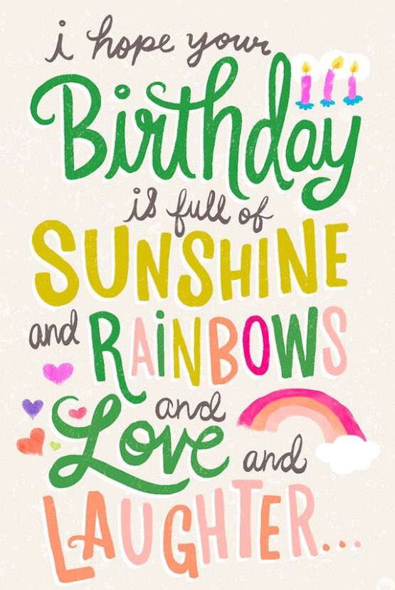  A VERY HAPPY BIRTHDAY . Lots of love xxxx 