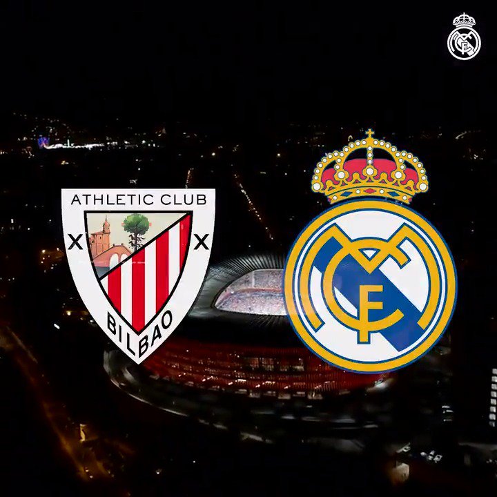 👊 ¡DÍA DE PARTIDO!
🆚 @AthleticClub
🏟 San Mamés
⏰ 20h45
🏆 LaLiga
#⃣ #RMLiga