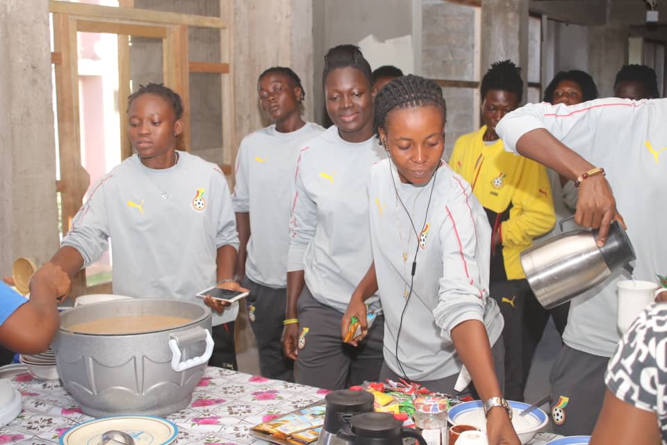 nbsportslive's tweet photo. Rise and shine 🙌🙌🙌

Breakfast going down then the team will move to Techiman to continue the training tour. 

#2018AWCONGH https://t.co/V4B2HaHniK