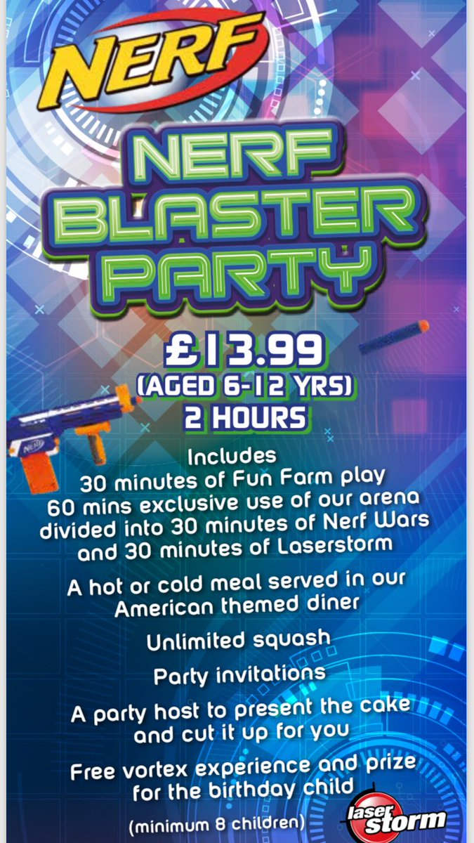 laserstorm's tweet photo. Go Nerf or go home! 💥 https://t.co/ObWyqGqsKf