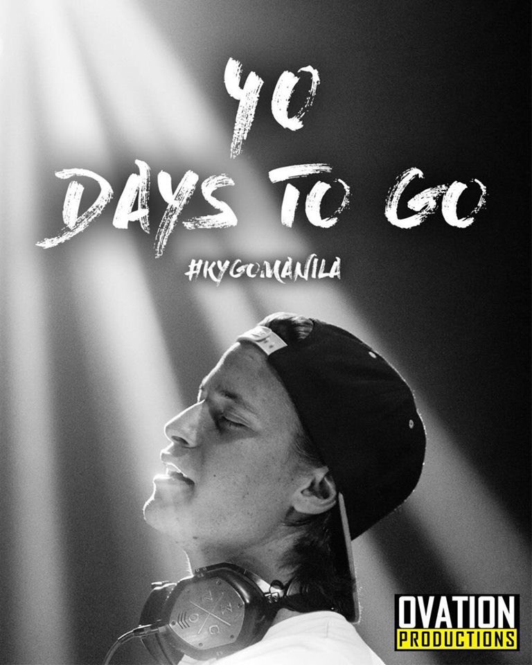 plurnationph's tweet photo. 40 days to go!!! Who’s excited for Kygo: kids in love tour ??? Catch his first ever live concert in the Philippines. Don’t miss out. Get your tickets now! PM or SMS me at +639164165776 
#kygomanila #KidsInLoveTour https://t.co/7GE101ThuZ