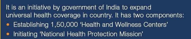 HealthPleaseOff's tweet photo. To make it more extensive #UniversalHealthCoverage specially in rural and vulnerable population, Government of India has taken an initiative called “Ayushman Bharat programme".
#SwasthaBharat #AyushmanBharat #HealthForAll #HealthPlease https://t.co/OoGbWrMwzm