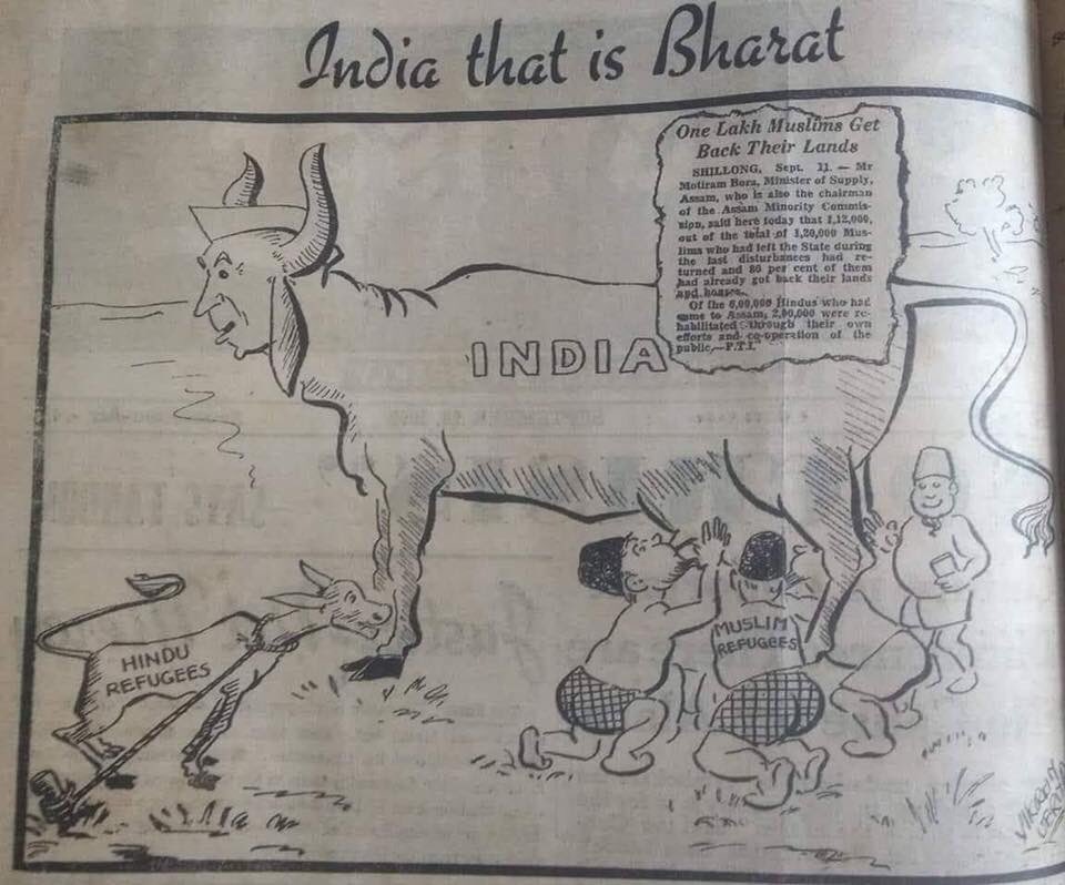 TheWarriorCS's tweet photo. This is a cartoon from September 18, 1951 issue of Organiser Weekly.
So, ‘secularism’ worked the same way even during that time.
@RahulGandhi
#HinduVirodhiCongress #CongressMuktBharat #CongressSoldIndia #TukdeTukdeGang #भ्रष्ट_काँग्रेस https://t.co/4Yvh1Oq71y