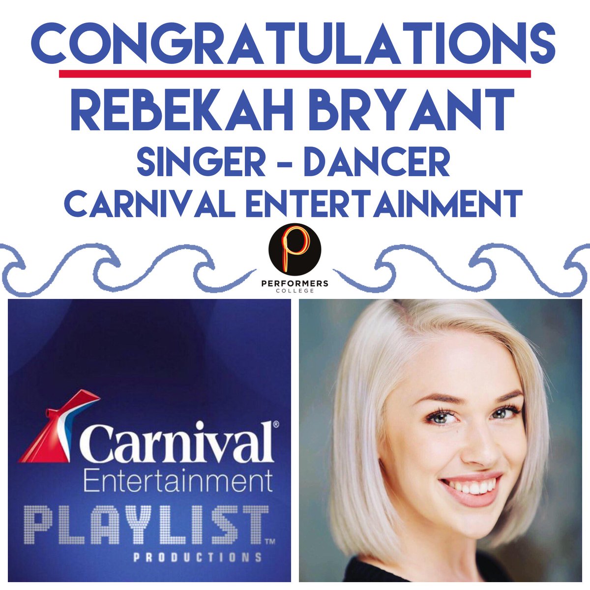 PERFORMERS_COLL's tweet image. Sending big congratulations to our next two graduates of 2018 who have already started rehearsals for their first professional job!! We wish you lots of Love and luck from all of us at Performers and have a great contract - See You Soon!! 🚢 #graduatesuccess