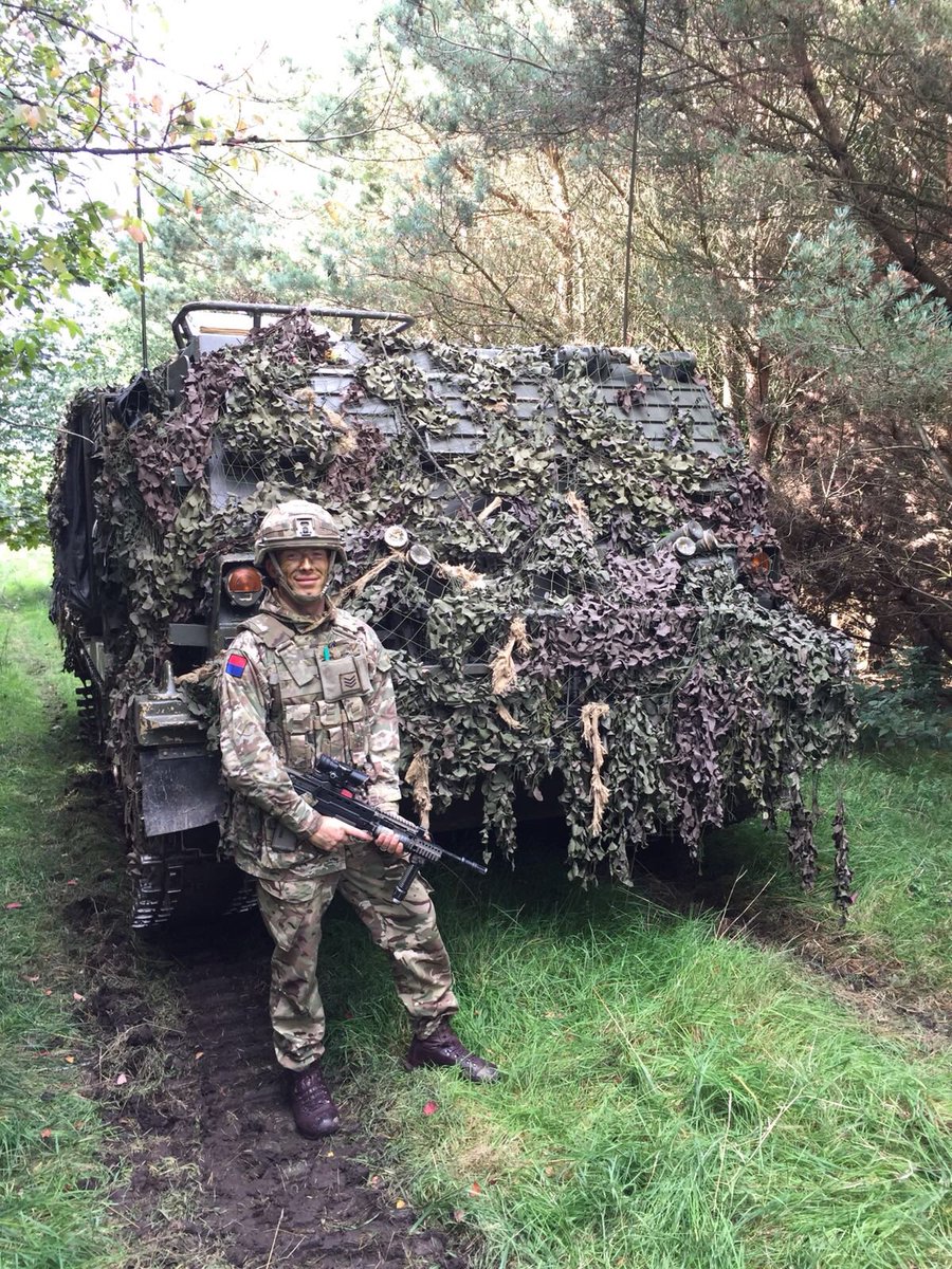 176Bty's tweet photo. And here, hidden in the forest blocks of Northumberland, is the lesser spotted Detachment Commander and his launcher. 🚀💥 #AbuSpirit #Learning #DivArty #DivFires #MLRS #UBIQUE #readiness #VAIB #thedivdeep https://t.co/29kbUPUMKn