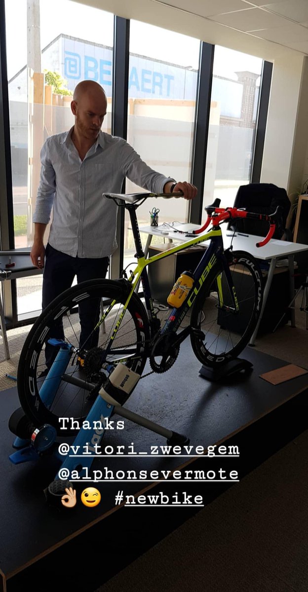 Top service <a href="/Vitori_Zwevegem/">Vitori</a> 👌🏼 Thanks <a href="/alphonsevermote/">Alphonse Vermote</a> ! #newbike #InnsbruckTirol2018