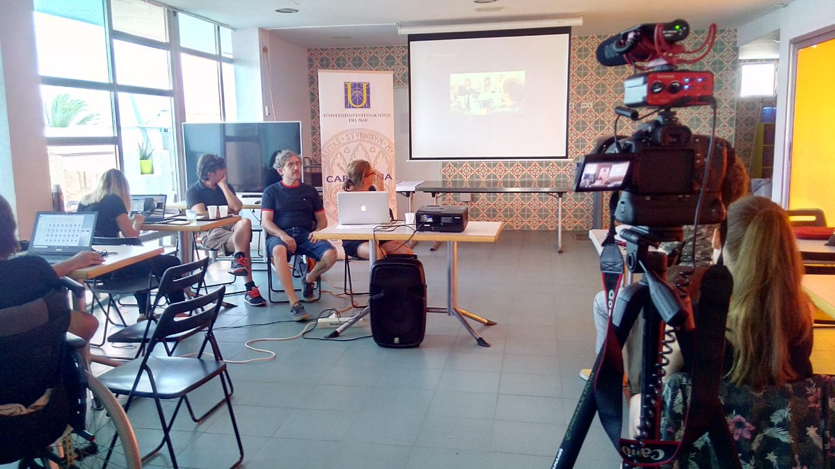 MarMenorLab's tweet photo. Después de la tormenta iniciamos la recta final de #MarMenorLab con la presentación de #LaboratorioDeLuz @unidelmar @fdnc_es https://t.co/YQZOMDBg4e