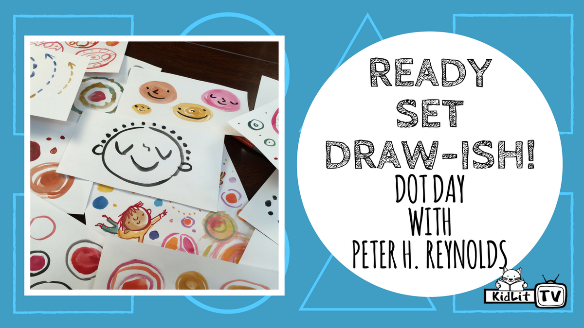 Happy International #DotDay! If you are looking for a great way to kick-start your creative flow, let @peterhreynolds  inspire you with this special episode of #ReadySetDraw only on <a href="/KidLitTV_NYC/">KidLit TV</a>! buff.ly/2NHhzps #DotDay18 #DotDay2018 #kids #creativity