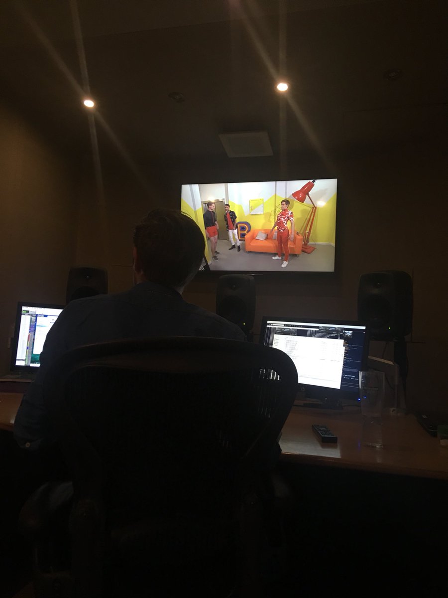 Finally got a chance to achieve our true calling of all wearing colour-coordinated &amp; unfathomably tight clothing. Exciting news coming soon 😚