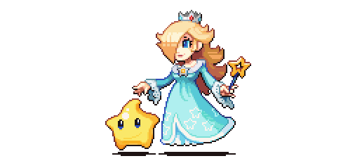 picture Rosalina Pixel Art rosalina ssbu ssbultimate pixelart