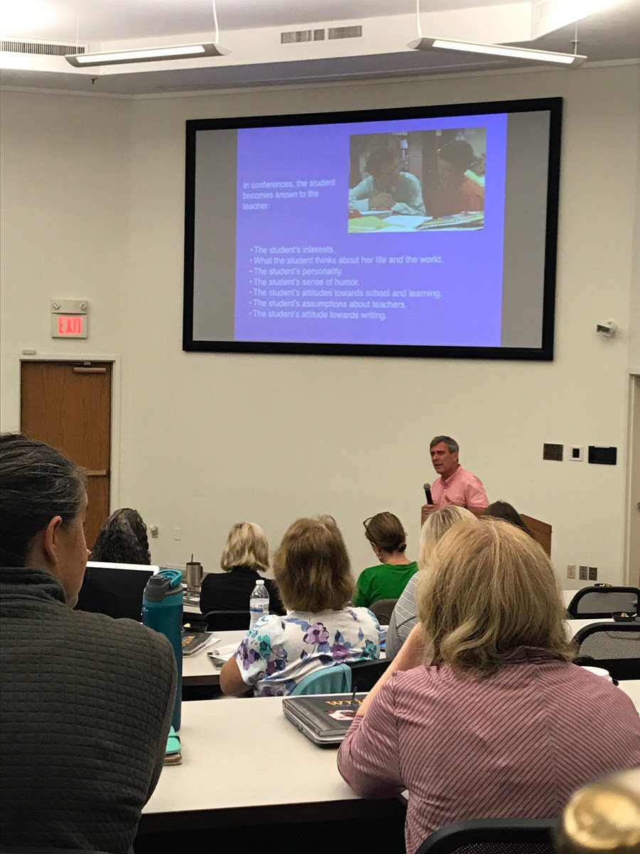 jillvannini's tweet photo. Learning all about conferring during writing conferences this morning with Carl Anderson @RSD10CT  @hcsrsd10ct https://t.co/iqJ6Wqe3Ic