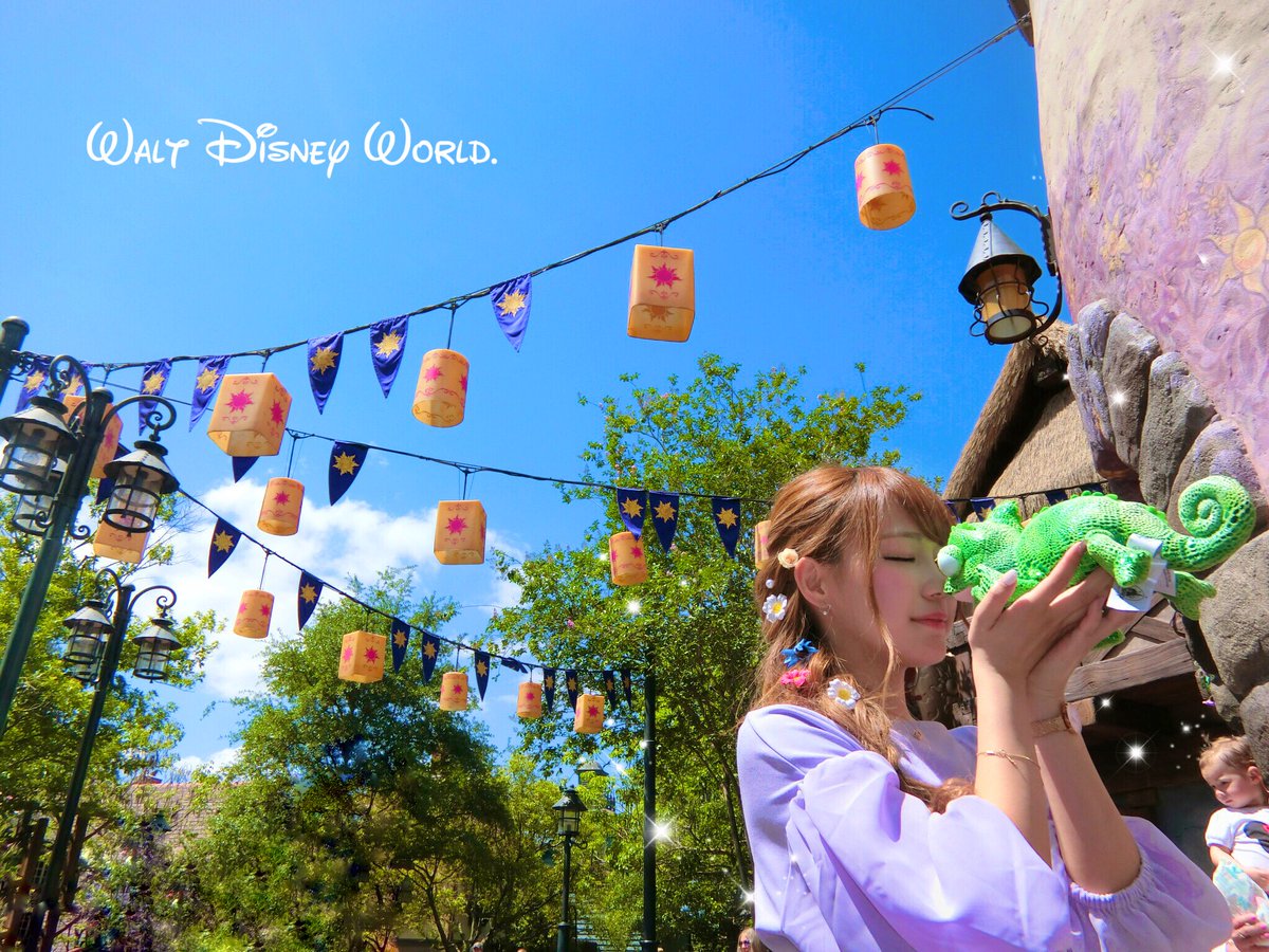 三方優加 ゆーか ラプンツェルエリア フロリダ ディズニー