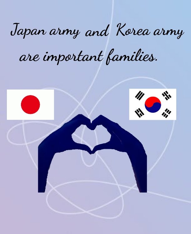 AYAARMY0113's tweet image. もう イルボンarmyと
本国armyさんで
喧嘩みたいなことはしたくありせん。
もとの関係以上に
仲良くなりますように～
拡散してくれると嬉しいです！

#JapanandKoreaareimportantfamilies
#army
#한국army
#일본army
#일본army과한국army것은중요한가족입니다
#イルボンarmyと本国armyは大切な家族です