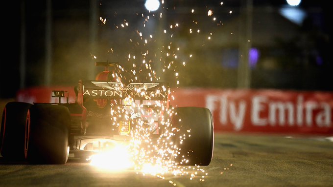 Letting the sparks fly around the Marina Bay circuit
