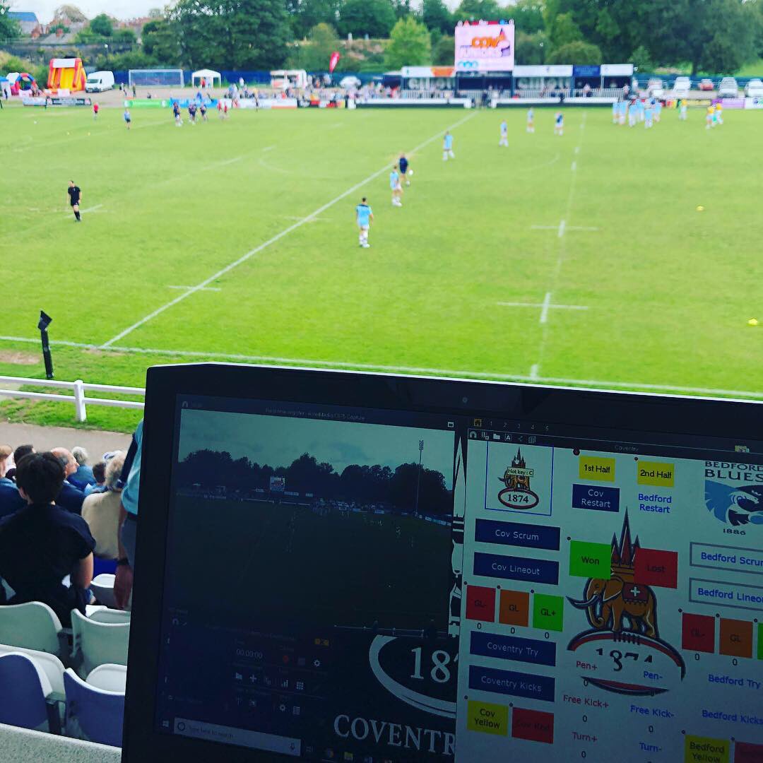 Matt_Chopper's tweet image. Match day setup @coventryrugbyofficial @nacsport ready to go for round 3 thanks to @analysispro_  for the continued support #Champrugby #analysisforall