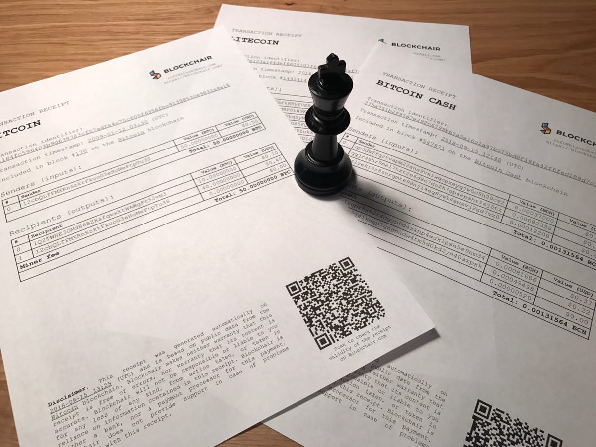 Blockchair's tweet photo. Blockchair now has the ability to generate neat printable receipts for $BTC, $BCH, and $LTC transactions! Simply navigate to your transaction on https://t.co/5CywABewQ2 and click on the "PDF receipt" button 📜 https://t.co/z1rd1agdti