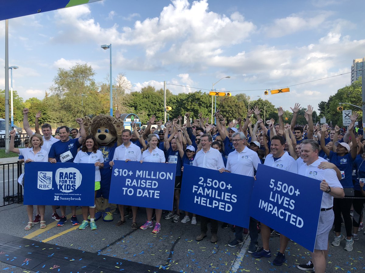 NewAgeTory's tweet photo. The RBC @RaceforKidsTO does an amazeballs job raising funds 4 youth mental health at @Sunnybrook. Stoked 2 show my $upport 4 the important work they r doing at Sunnybrook Hospital helping families access mental health services #RBCRacefortheKids #WhyIRunTO https://t.co/wadRiMec5v