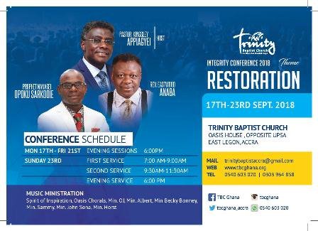 A packed week of supernatural favour and blessings at @tbcghana  begins this week. Come let's give God all the glory.
@Arnold_Azumah @kofi_ayigbe @Mr_Ketting @richiekay11 @Citi973 @AbeikuLytle @EdwardAsare_