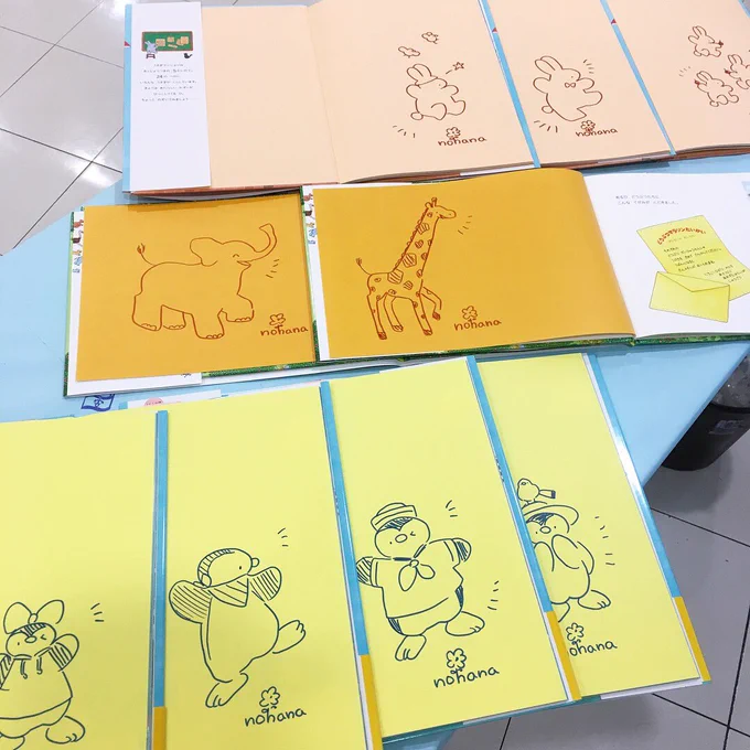 紀伊國屋書店 笹塚店さんに絵本『ペンギンクルーズ』『うさぎマンション』『109ひきのどうぶつマラソン』サイン本追加で描かせていただきました! 