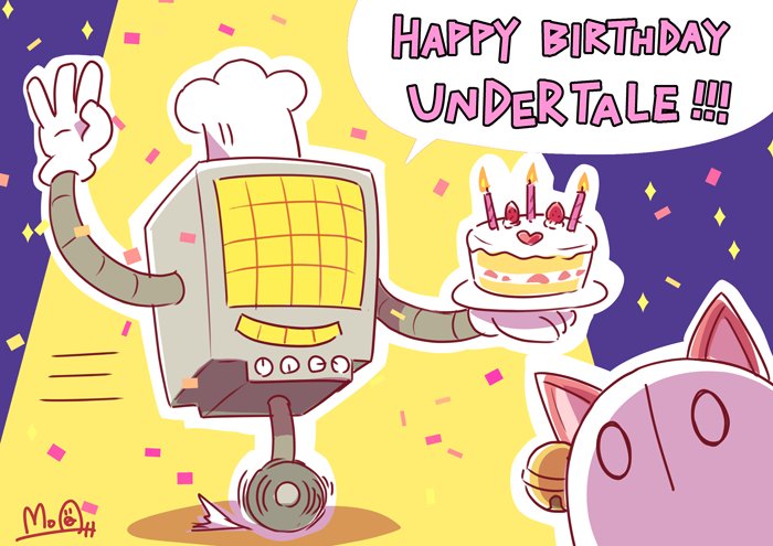 UNDERTALE 3周年+Switch版発売おめでとうございます! Happy birthday!? #happybirthdayundertale 