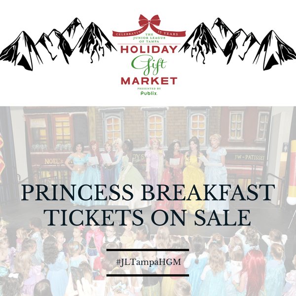 JLTHGM's tweet photo. Get your Princess Breakfast tickets before they sell out! #JLTampaHGM
 👸 Saturday Princess Breakfast presented by Tropical Smoothie Café: https://t.co/BtI0UMVog9
👸 Sunday Princess Breakfast presented by The Pink Palm: https://t.co/BtI0UMVog9 https://t.co/9wAMxhObg4
