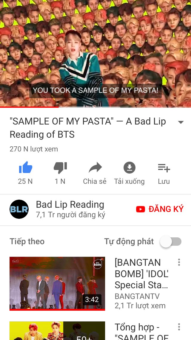 phanquynhhoa97's tweet photo. Let’s watch
Very Funny😂😂😂
Link: https://t.co/P15waAeJFN
#Sampleofmypasta #IDOL @BTS_twt https://t.co/HsEdTy6isZ