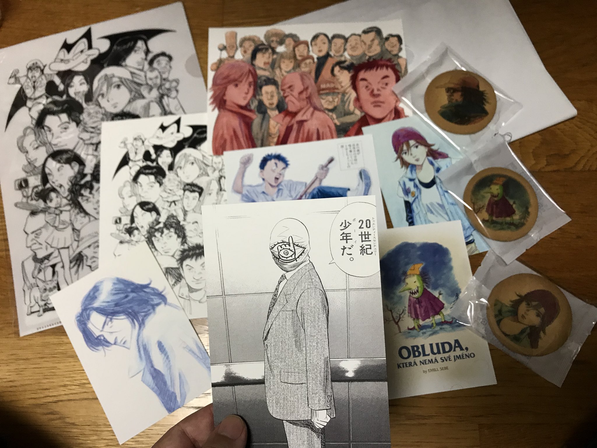 Amegasuki 世紀少年だ ともだち ポストカードいろいろ 額に入れて飾ろう 浦沢直樹 描いて描いて描きまくる ケンジおじちゃん カンナ 名前のないかいぶつ クッキー Monster centuryboy Naokiurasawa T Co Gyghfx9hiw Twitter