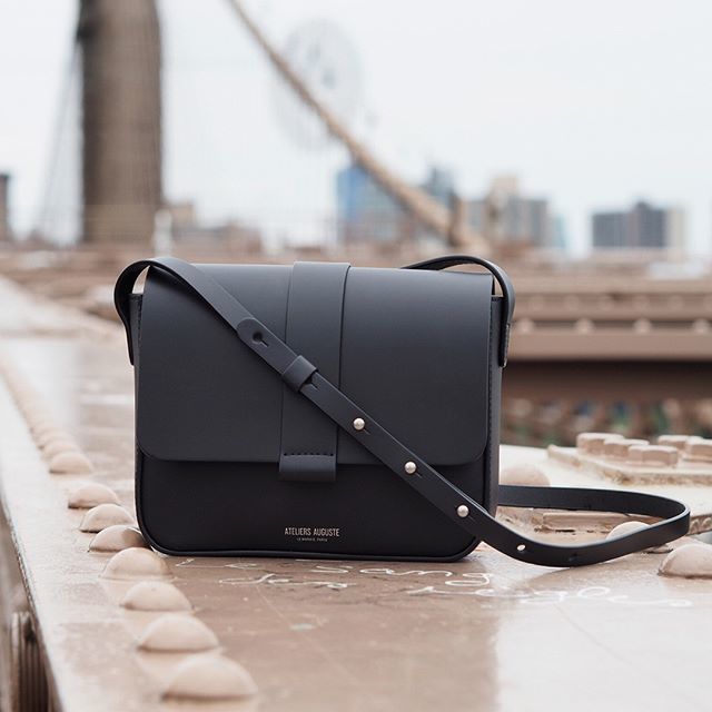 ATELIERS AUGUSTE MINI MONCEAU CROSSBODY BAG BLACK