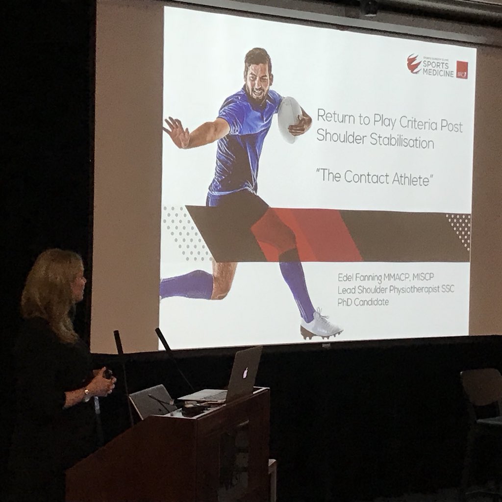 AthleteShoulder's tweet image. Updates from ongoing PhD studies looking at kinematics &amp;amp; kinetics in return to play testing post shoulder stabilisation. Follow @edel_fanning for more details #FSEM2018