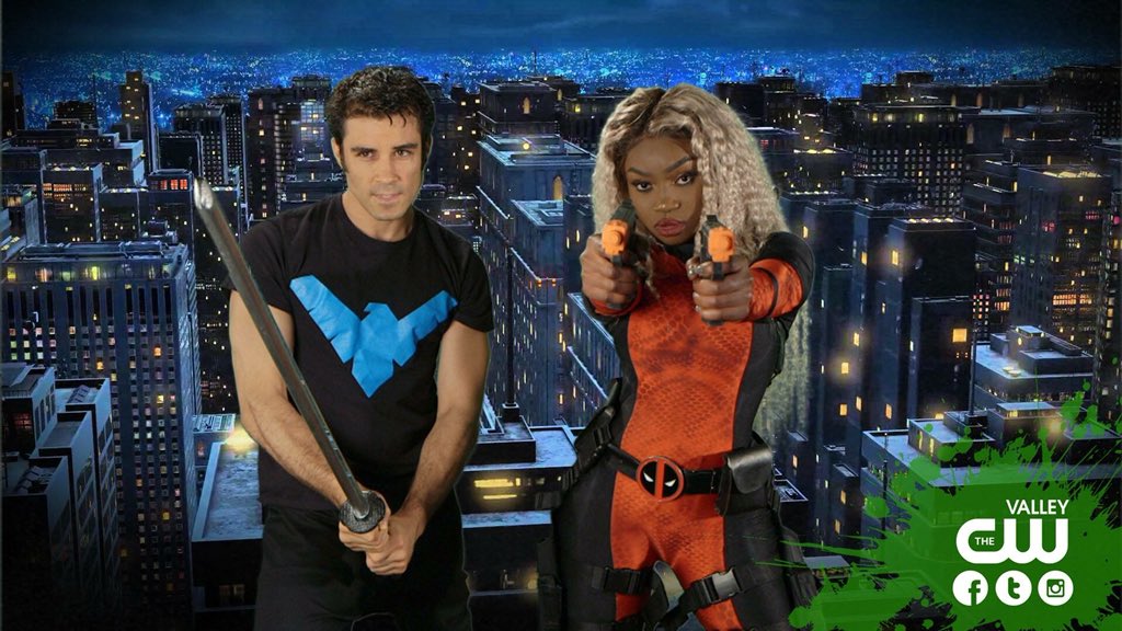 TheValleyCW's tweet photo. It’s Vermont Comic-Con Dayyyy!!! P.S. here’s a throwback to @ICONIC_FREDDY as #LadyFredPool last year #Deadpool #LadyDeadPool #ValleyCW https://t.co/nWCWmHSYFa