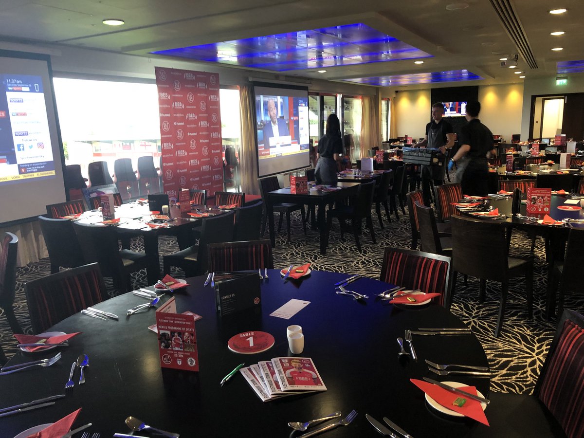 FTFCCommercial's tweet photo. π½ | All set @FTFC for our VIP guests today including match sponsors @AstuteMotoring and Ball Sponsors Express Trade Frames πΎ
#OnwardTogether #vipdayout https://t.co/EZV5Tmxo6M