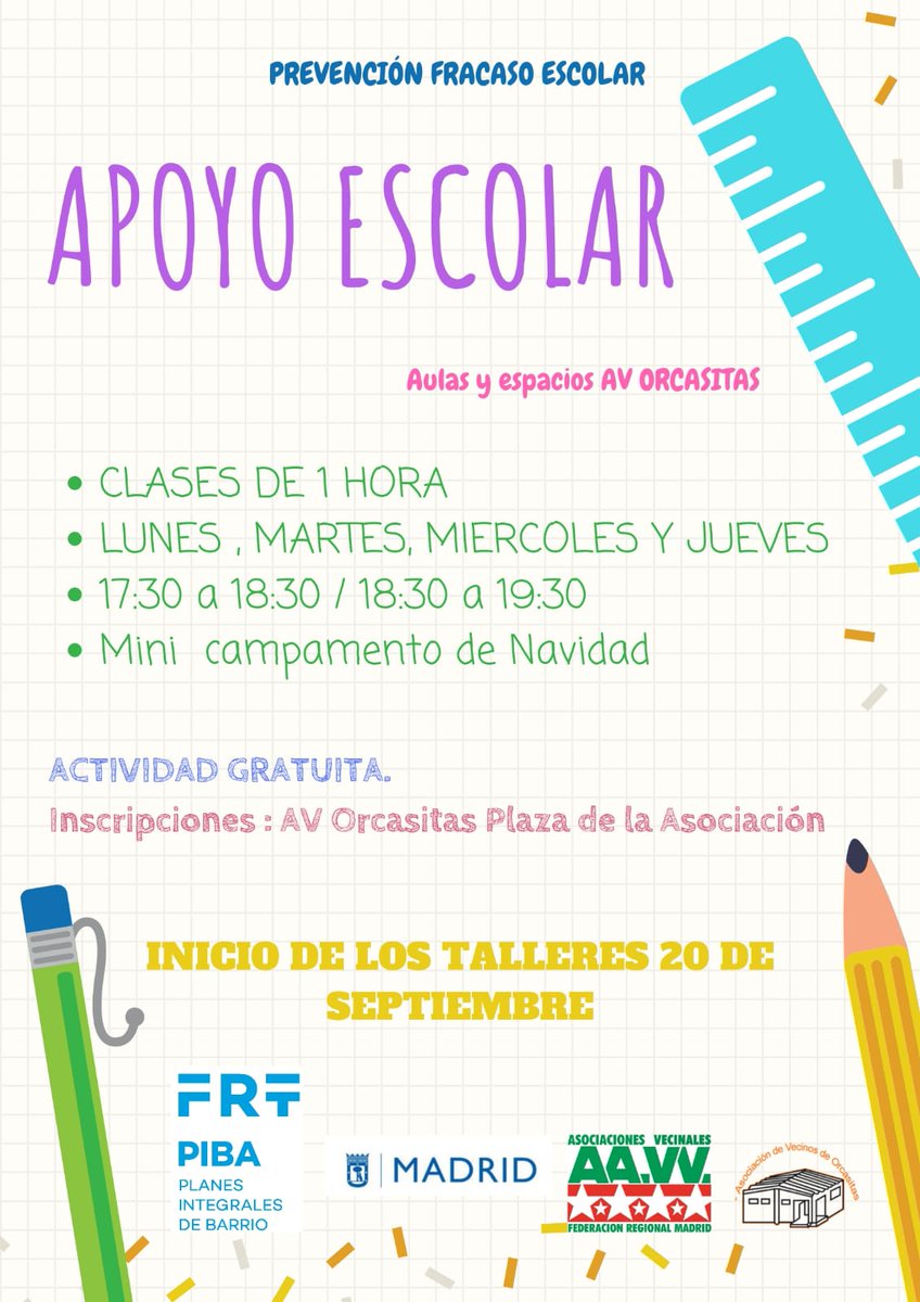 AVOrcasitas's tweet photo. Eres de Orcasitas, de un barrio obrero que siempre responde.
A ti nadie te va a regalar un Master.
Vas a tener que estudiar mucho para salir adelante. Por eso en la Asociación podemos ayudarte
#MasterURJC https://t.co/dhWpbj34Kk