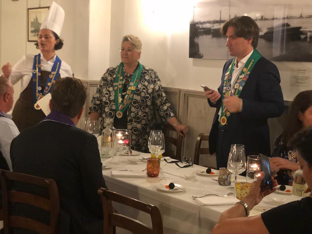 Thank you to the famous Chaîne des Rôtisseurs for being our guests at Il Vecio Fritolin, for an evening dedicated to good food and good wine. Till the next event ^^   @ChaineParisHQ