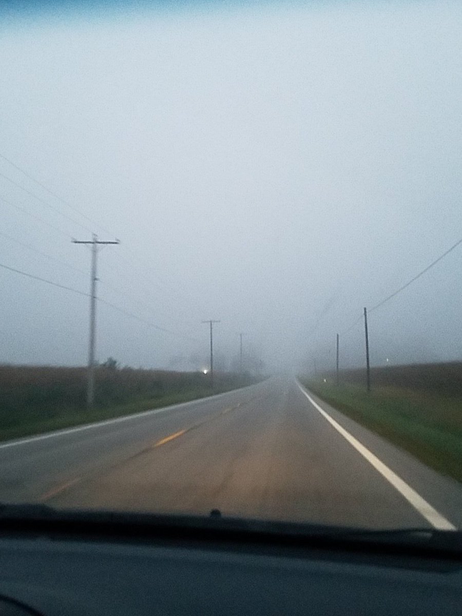 What a delightful morning for sectionals 🌫