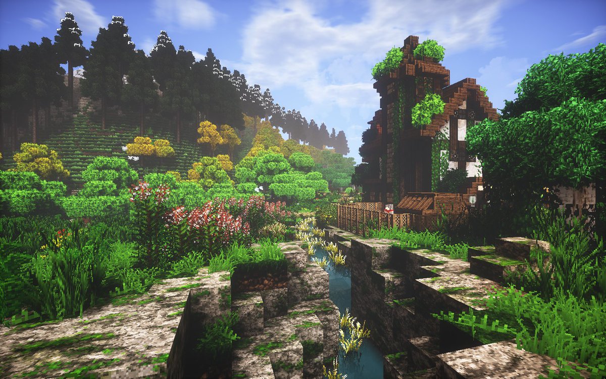 Triliton's tweet image. A little piece of Lakeside. #WeAreConquest #Myshaders #Rpg #Ethea #Acaliakingdom