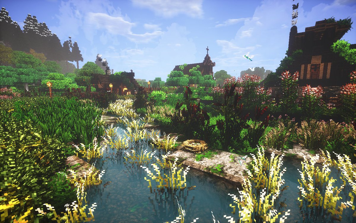 Triliton's tweet image. A little piece of Lakeside. #WeAreConquest #Myshaders #Rpg #Ethea #Acaliakingdom