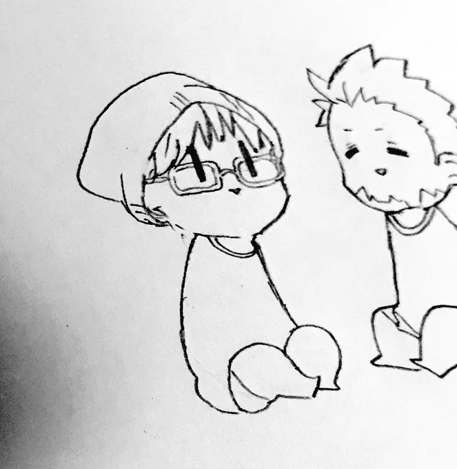可愛いぺーさん描けたから見てほしい…(かの有名なCODの好きなシーン詰め合わせ描いてます…) 