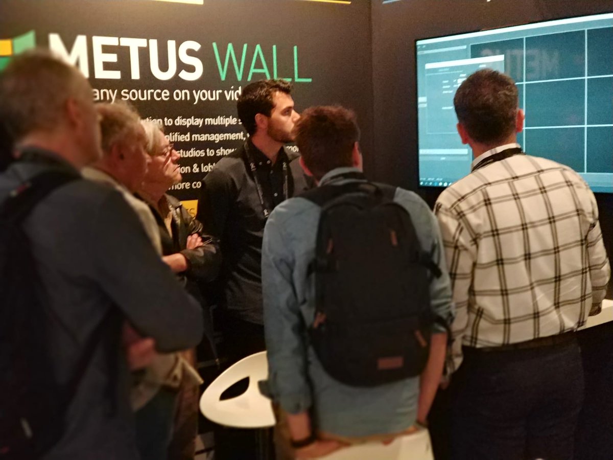 MetusSolutions's tweet image. It's the 2nd day @IBCShow and our newest product Metus Wall is getting a lot of attention! Join us at Hall 7 booth D.13 for a demo  #metus #IBC2018