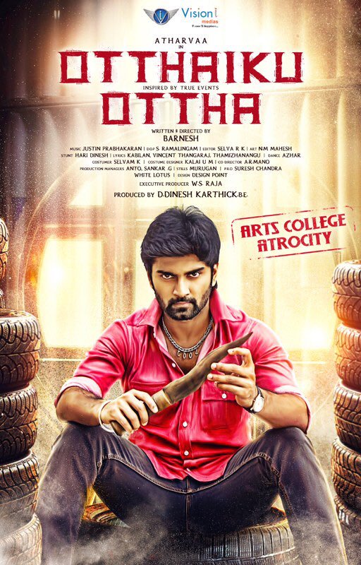 SSMusicTweet's tweet photo. FL of @Atharvaamurali starrer #OtthaikuOttha 

@vision_imedias @Barneshkumar1 @SDsridivya @justin_tunes @EditorSelva @SureshChandraa @ProRekha @DoneChannel1 https://t.co/4s0hE7RjQt