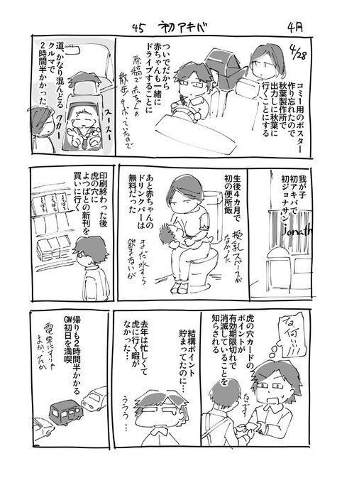 絵日記 以前の再掲 4月分終わり 