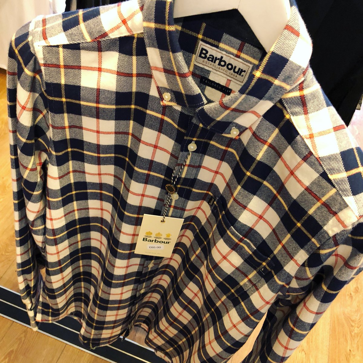 barbour flannel shirt