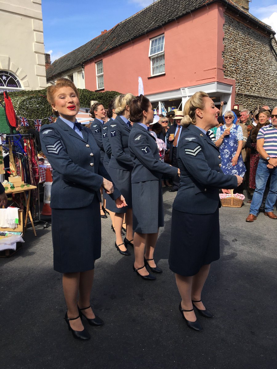 Come to Holt to see <a href="/TheDDayDarlings/">The D-Day Darlings</a> - finalists at this year’s Britain’s Got Talent #Holt1940s #1940s #Holt #Norfolk