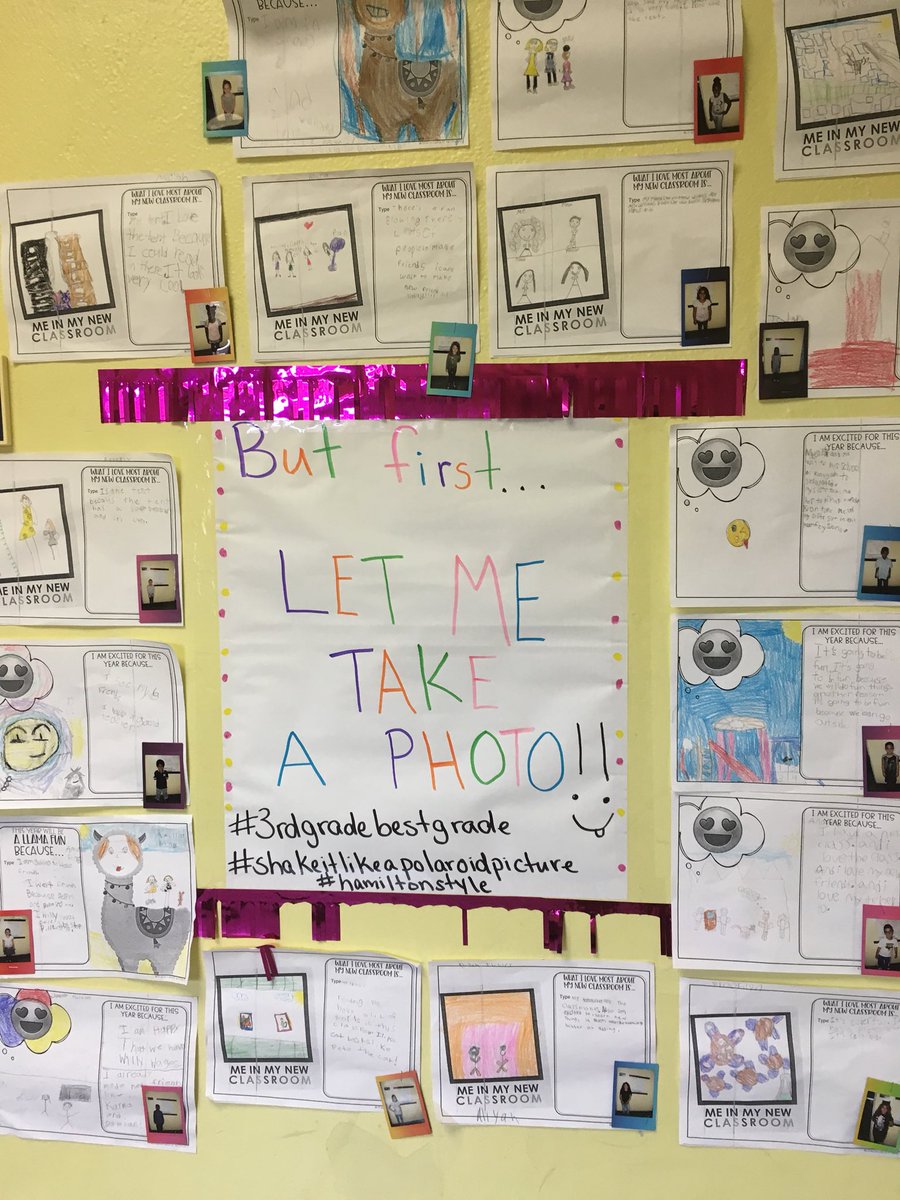 Hamiltonscsd's tweet photo. Mrs William’s 3rd grade students show off their choice in writing. #studentspick #Hamiltonstyle https://t.co/NnkytMgSXS