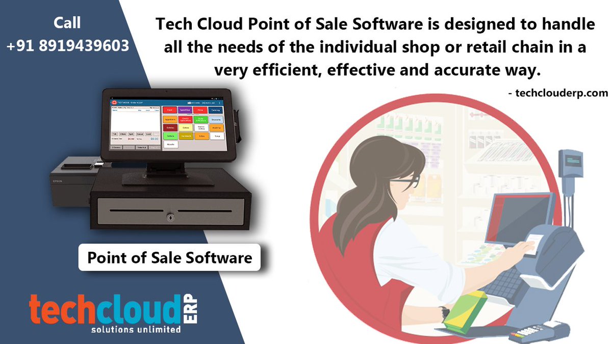 TechCloudERP's tweet image. Our #POSSystemSoftware for retail store have unique features to manage tailoring concept, #billingprocessing, multiple units of measurement and weighing machine integrated.
Give a call for more info @ +91-8919439603
techclouderp.com
#erp #clouderp #erpsoftwareinindia