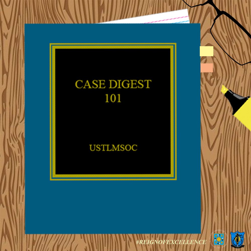 UST_LMSOC's tweet image. Still confused on how to make a proper case digest? Worry not! The UST Legal Management Society presents Case Digest 101. Here are some information on how case digests work.
Good luck and ace your homeworks and recitations, Excellent Ones!
#ReignOfExcellence