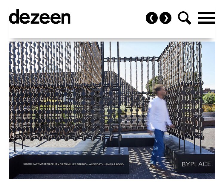 A huge thank you to <a href="/Dezeen/">Dezeen</a> for featuring Byplace by <a href="/gilesmiller/">Giles Miller Studio</a> <a href="/_ajandb_/">Aldworth James & Bond</a> at #SEMC18. Supported by <a href="/DeptfordMktYard/">Deptford Market Yard</a> @dhhtimber <a href="/shockledgeltd/">Shockledge Ltd</a>. #LDF18

dezeen.com/2018/09/15/sou…