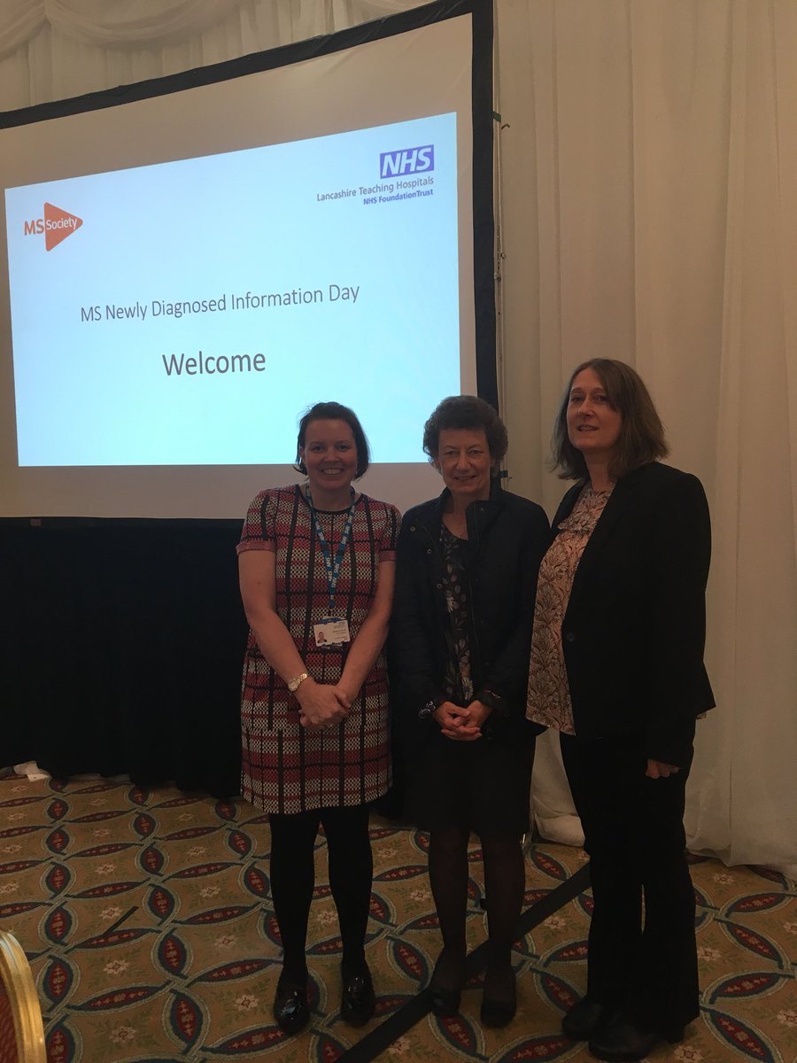 Fabulous day with the MS nurses and MS society today great to be asked to speak about healthy bladder in MS @LProcter <a href="/mssocietyuk/">MS Society UK</a>
